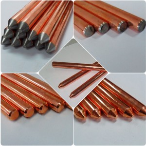 Solid Copper Earth Rod matala hinta Ground Rod